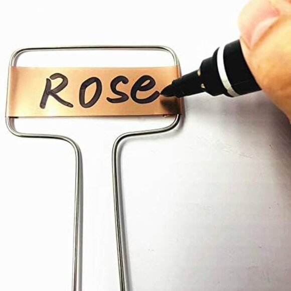 Pack of 30 Copper Plant Labels for Garden, Metal Plant Markers Nameplate, Plant - Picture 6 of 8